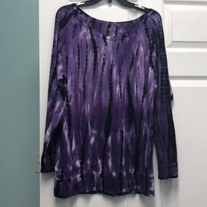 Balance Collection tie dye purple pullover